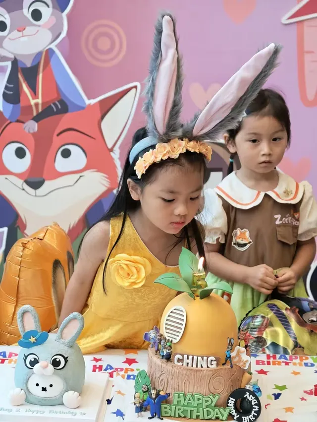 Kidstation生日蛋糕枱佈置